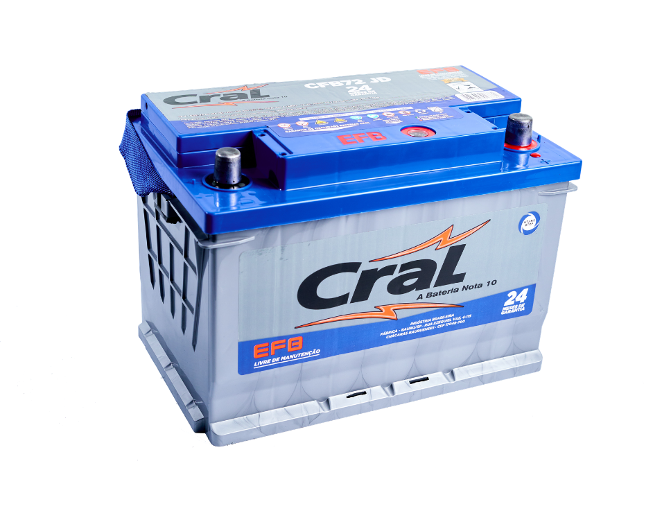 Bateria Cral EFB em Taubaté